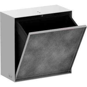 Hansgrohe XtraStoris Rock - Кошче за отпадъци за вграждане 6 л, матово бяло 56090700 (56090700)