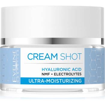 Eveline Cosmetics Cream Shot Hyaluronic Acid интензивен хидратиращ крем за суха или много суха кожа 50ml