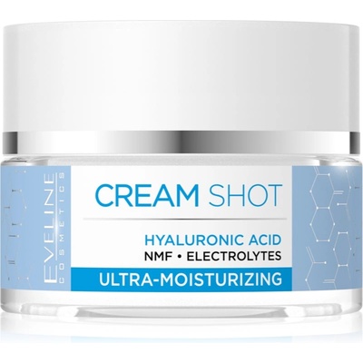 Eveline Cosmetics Cream Shot Hyaluronic Acid интензивен хидратиращ крем за суха или много суха кожа 50ml
