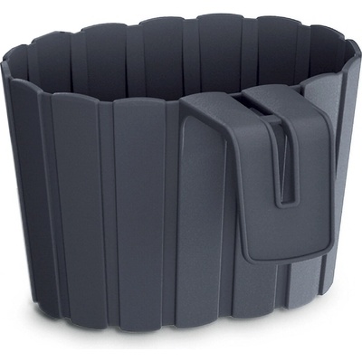 Prosperplast BOARDEE HOOK Květináč závěsný 19,4 cm antracit