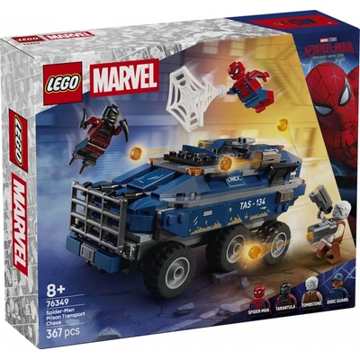 LEGO® SUPER HEROES 76349 Spider-Man a honička za vězeňským transportérem