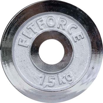 Fitforce ДИСК ЗА ЩАНГА 1, 5 КГ chrom 30 ММ 1, 5 КГ