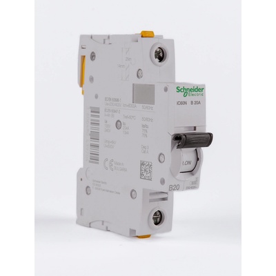 Schneider Electric 1P B20A iC60N 6kA AC/DC A9F03120