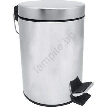 Bemeta Кош за отпадъци 20x28 см неръждаема стомана/сребрист (BD0373)