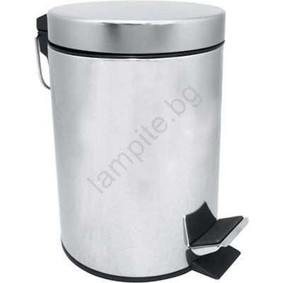 Bemeta Кош за отпадъци 20x28 см неръждаема стомана/сребрист (BD0373)