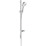 Hansgrohe Raindance Select E - Душ комплект 120, 3 струи, EcoSmart 9 л/мин, бял/хром 26623400 (26623400)