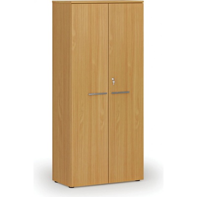 Primo Kancelárska skriňa s dverami WOOD, 1781 x 800 x 420 mm, buk