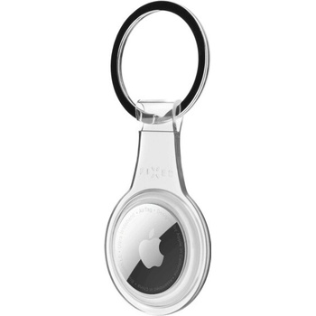 FIXED TPU pouzdro s kroužkem Pure pro Apple AirTag čiré FIXPU-756