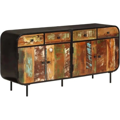 vidaXL 11461.355845 příborník 140 x 35 x 70 cm masivní recyklované dřevo a kov