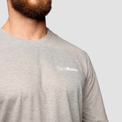 GymBeam tričko Basic dlhým rukavom Grey