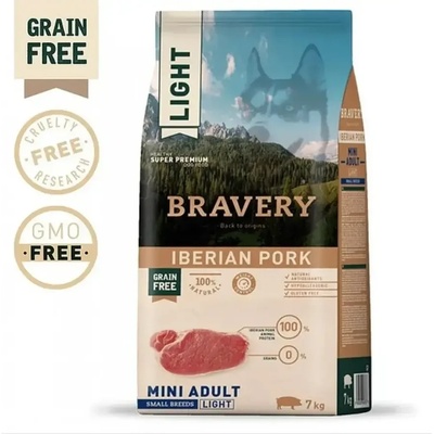 Bravery Adult Mini Light Iberian Pork 7 kg