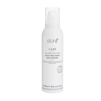 Keune Care Silver Savior Foam 200 мл - Виолетова Пяна за Неутрализиране на Жълти Тонове