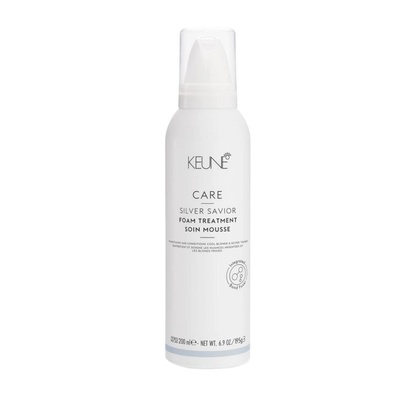 Keune Care Silver Savior Foam 200 мл - Виолетова Пяна за Неутрализиране на Жълти Тонове