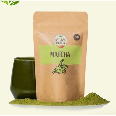Natural Protein Matcha tea čaj BIO 100 g