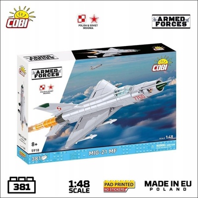 Cobi 5918 MIG-21 MF (Poľsko / ZSSR), 1:48, 381 k