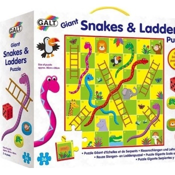 Image 1 of Galt Toys Galt - Гигантски пъзел-игра, Змии и стълби