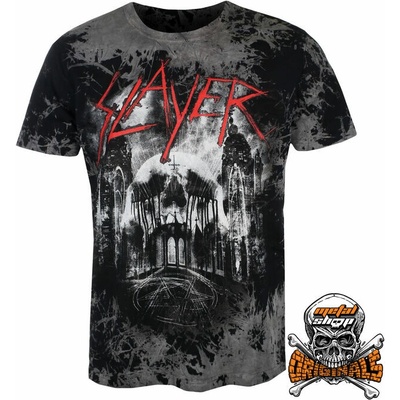 Tričko Metal Metalshop Originals Slayer Cathedrals Skull černá