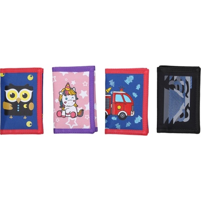 Peněženka 12,5x25 cm MIX suchý zips