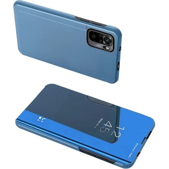 HQWear Флип-кейс Clear View за Xiaomi Redmi Note 11 Pro+ 5G/11 Pro 5G/Mi11i HyperCharge/Poco X4 NFC 5G, Син (9145576241226)