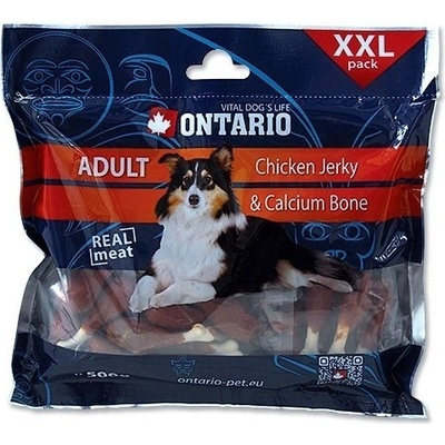 Ontario Snack Chicken Jerky + Calcium Bone 500 g