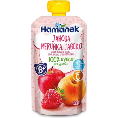 Hamánek kapsička Jahoda meruňka jablko 100 g – Zboží Dáma