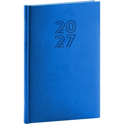 Aprint A5 Týdenní 2027 modrá