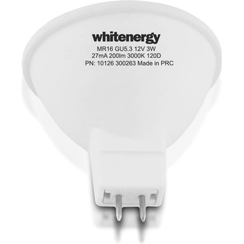 Whitenergy LED žárovka SMD2835 MR16 GU5.3 7W teplá bílá