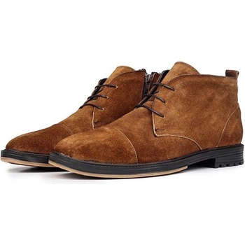 Ducavelli Мъжки боти от естествен набук - Светлокафяви #320223 (320223_Кафяво)