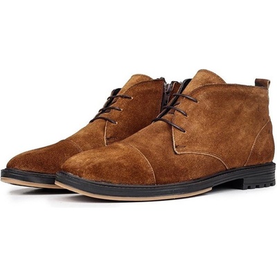 Ducavelli Мъжки боти от естествен набук - Светлокафяви #320223 (320223_Кафяво)