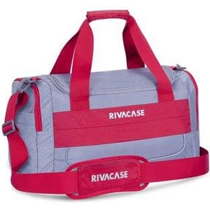 RIVACASE Спортна/Пътна чанта, 30L, Rivacase "5235 Mercantour", сиво-червена (GSCSTRME5235GR)