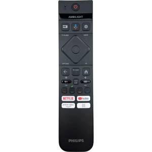 Philips 398GM10BEPHYE002CR titan, USB, 65OLED859 65OLED959 , 65PML8709, OLED808, OLED849, PUS8818 - оригинален дистанционен контрол с гласово управление и подсветка (398GM10BEPHYE002CR titan, USB, 65OLED859 6 Дистанционно