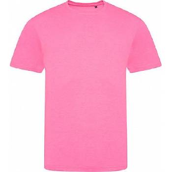 Just Ts Směsové triblend tričko v neonových barvách růžová electric