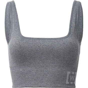 Wolford Shaping Athleisure Crop Top Bra - Grey