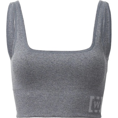 Wolford Shaping Athleisure Crop Top Bra - Grey
