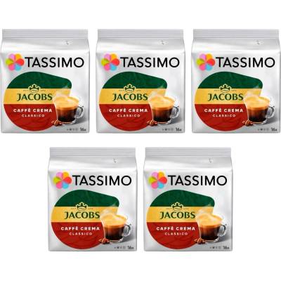 Douwe Egberts Tassimo Caffe Crema 16 броя Кашон 5 пак