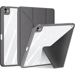 Dux Ducis IPAD Pro 11 (2024) DUX DUCIS MAGI ORIGAMI калъф с кожен ефект, активен FLIP, държач за моливи, сив GP-180263 (GP-180263)