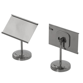 Image 1 of Horecano Serving Utencils - Информационна табелка за блок маса Silver (HC-931038) 194685-2 (01931038)