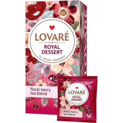 Lovaré Royal Dessert bylinný čaj 24 vrecúšok