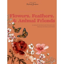 Watercolor Workbook: Flowers, Feathers, and Animal Friends: 25 Beginner-Friendly Projects on Premium Watercolor Paper (Simon Sarah)(Paperback)