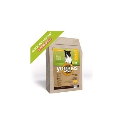 Yoggies Monoprotein s krůtím masem a jáhly lisované za studena s probiotiky 2 x 15 kg