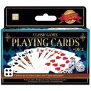 Klasické hry 2 balíčky hracích kariet a 5 kociek