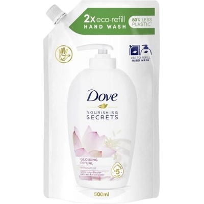 Dove Nourishing Secrets Glowing Ritual 500 ml подхранващ течен сапун за ръце Пълнител за жени