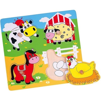 Viga vkládačka zvířátka na farmě