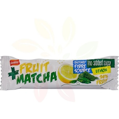SunVita Fruit Matcha ovocná tyčinka citron 30 g