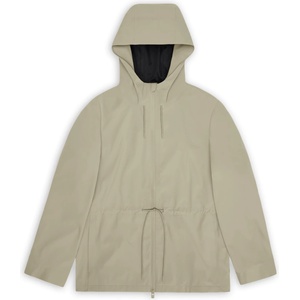 Rains Дамско водоустойчиво яке Rains Women's Suva Hardshell String Jacket W3 Waterproof jacket - Beige - размер XS (102-5324-0111)
