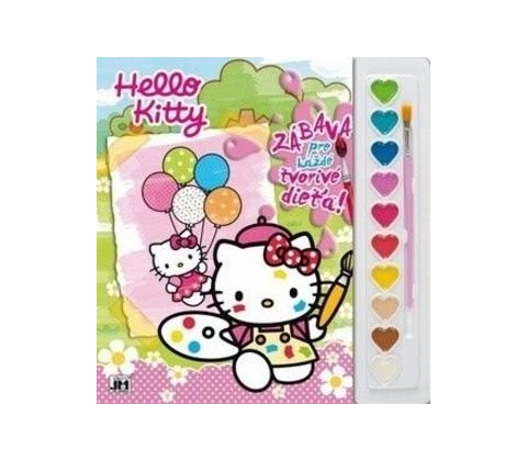 Vymaľ s farbami Hello Kitty