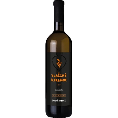Dobrá Vinice Ryzlink vlašský qvevri 2017 12,5% 0,75 l (holá láhev)