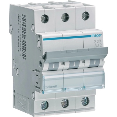 Istič 6kA , B, 10A, 3P, B10 Hager MBN310E