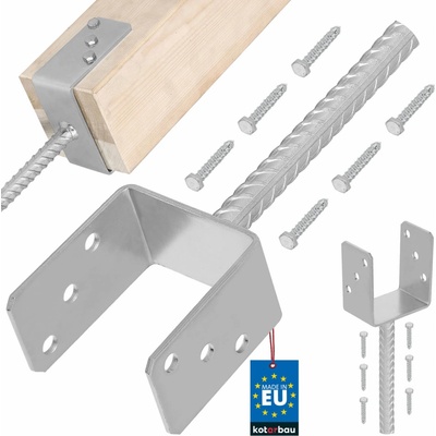 Domax PS 90U Pätka stĺpiku typu "U"0U 91x120x60x4,0mm