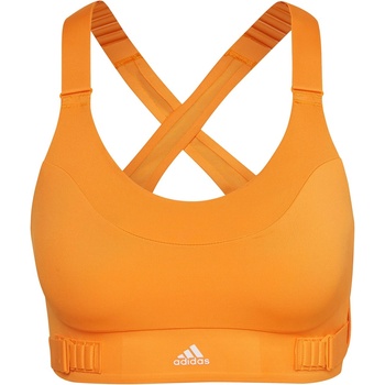 adidas Fastimpact Luxe Run High-Support Bra Womens High Impact Sports - Orarus/White